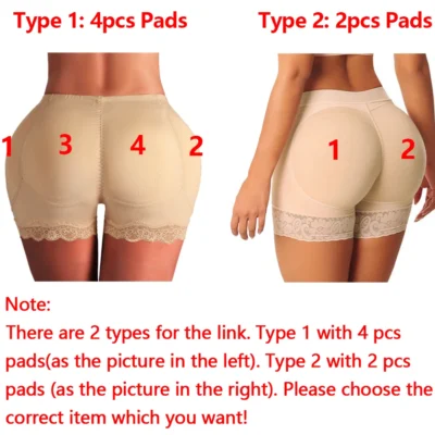 CXZD Women Hip Pads Fake Ass Butt Lifter Booties Enhancer Booty Buttocks Trimmer Waist Trainer Shapewear Body Tummy Shaper - Image 5