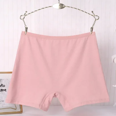 3pcs Cotton Women Panties Lady Plus Size Boxer Underwear High Waist Briefs Solid Color Female Shorts Safety Panty - Image 4