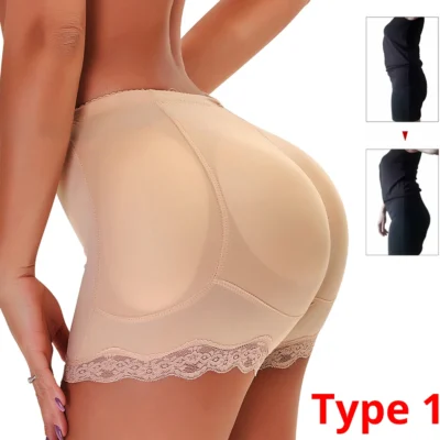 CXZD Women Hip Pads Fake Ass Butt Lifter Booties Enhancer Booty Buttocks Trimmer Waist Trainer Shapewear Body Tummy Shaper - Image 2